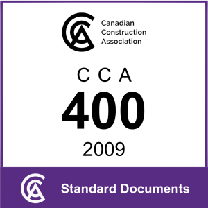 CCA 400 - 2009 A Guide to Project Delivery